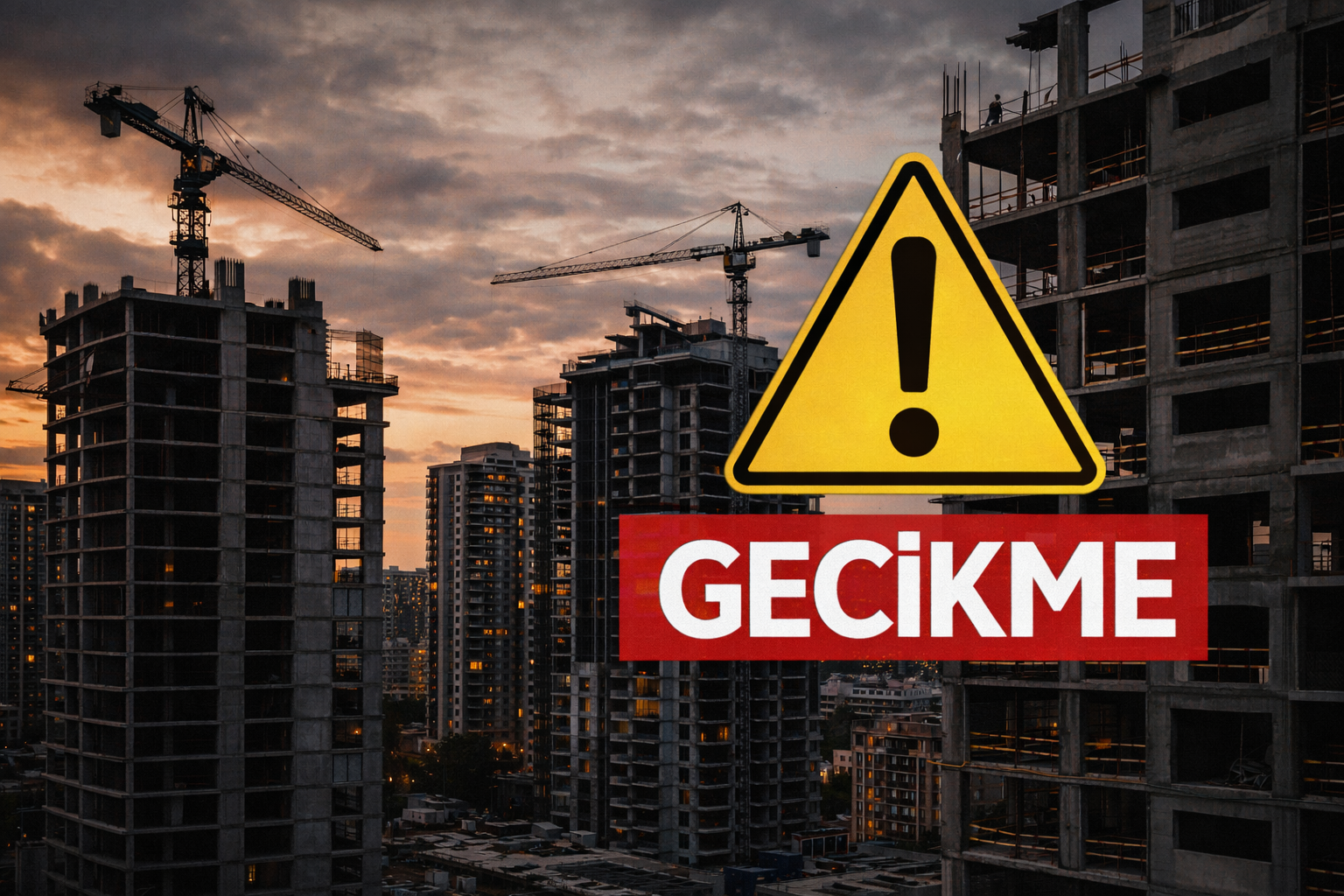 Konut Projelerinde Teslim Gecikmeleri Artıyor: Alıcılar Tedirgin